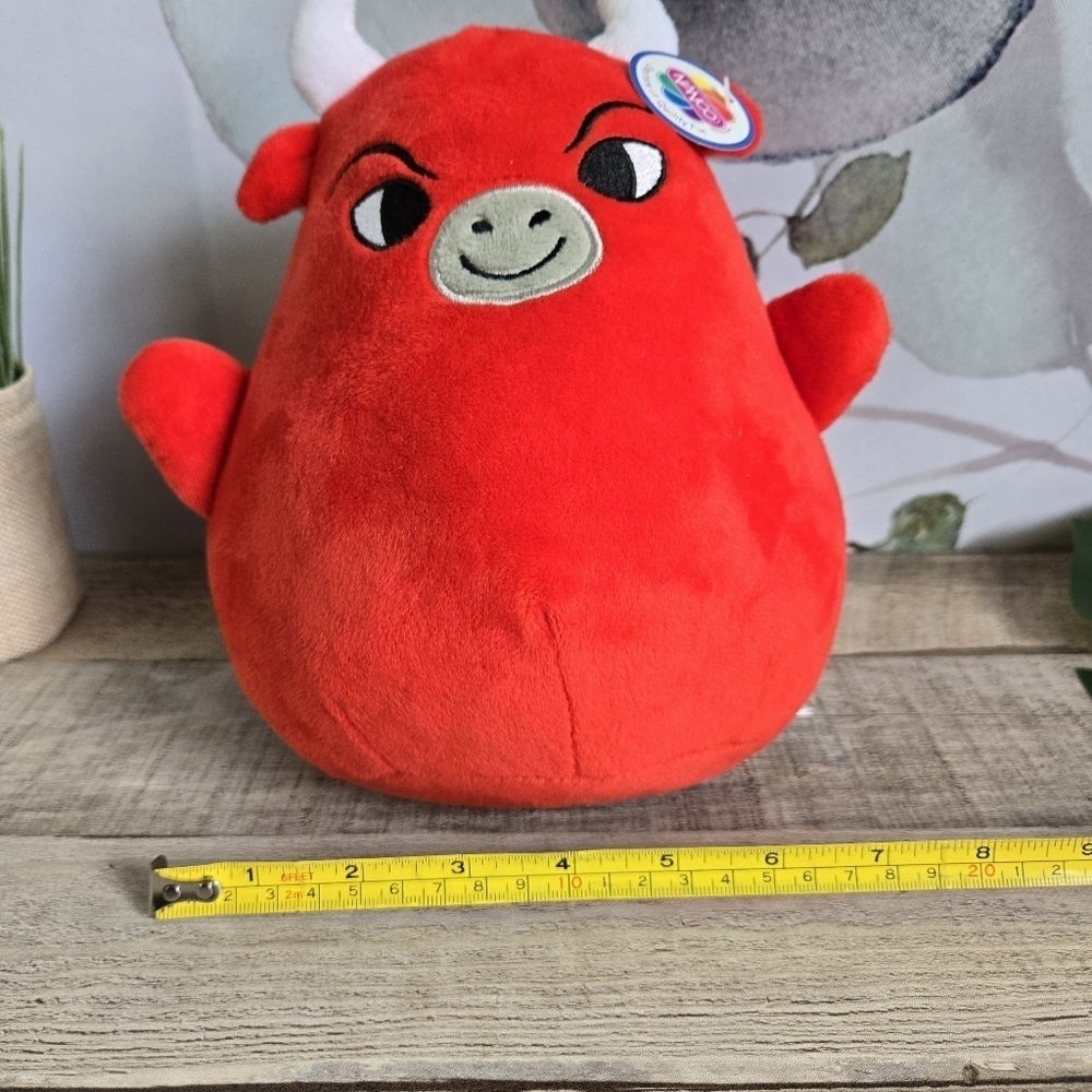 NANCO | Red Plush Bull Toy - Picture 7 of 8